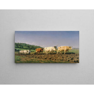 Reproduction Labourage nivernais - Rosa Bonheur