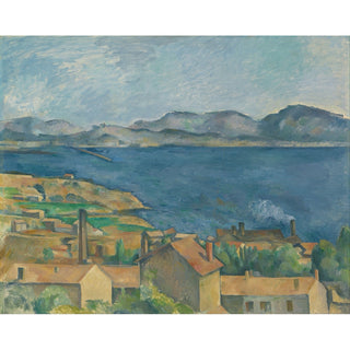 Reproduction Le Golfe de Marseille vu de l'Estaque - Paul Cézanne