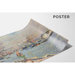 Reproduction Le Port du Havre de Claude Monet