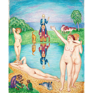 Reproduction Le Retour aux terrains de jeu de la jeunesse - Nils Dardel