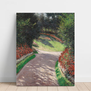 Reproduction Le chemin dans le jardin - Gustave Caillebotte