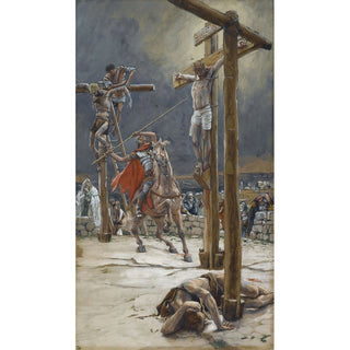 Reproduction Le coup de lance - James Tissot