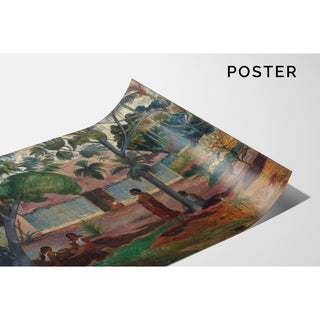 Reproduction Le grand arbre - Paul Gauguin