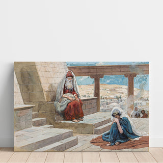 Reproduction Le grand prêtre et Hannah - James Tissot