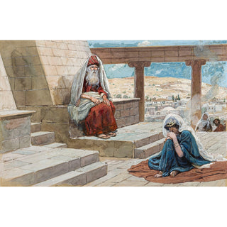 Reproduction Le grand prêtre et Hannah - James Tissot
