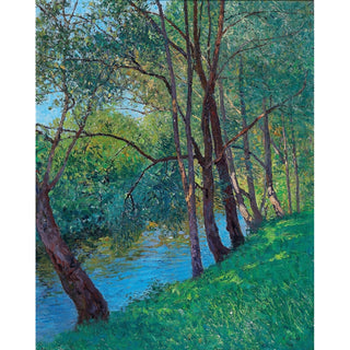 Reproduction Le ruisseau de l'Au - Alfred Zoff