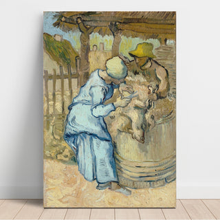 Reproduction Le tondeur de moutons d'après Millet - Vincent van Gogh
