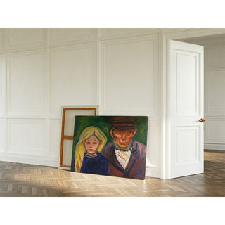 Reproduction Le vieux pêcheur et sa fille - Edvard Munch