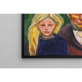 Reproduction Le vieux pêcheur et sa fille - Edvard Munch