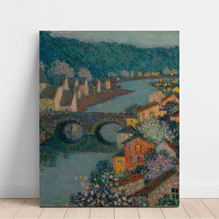 Reproduction Les Maisons Sur La Rivière - Henri Le Sidaner