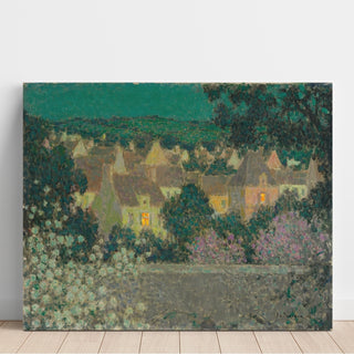 Reproduction Les Toits, Composition - Henri Le Sidaner