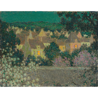 Reproduction Les Toits, Composition - Henri Le Sidaner