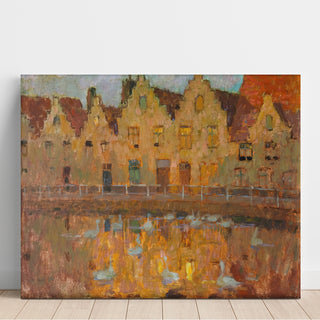 Reproduction Maisons à Bruges - Henri Le Sidaner