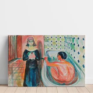 Reproduction Marat au bain et Charlotte Corday Edvard Munch - Edvard Munch