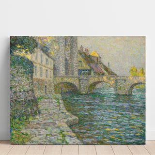 Reproduction Matin Gris, Moret - Henri Le Sidaner