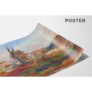 Reproduction Moulin sur la Colline de Montmartre - Pierre-Auguste Renoir