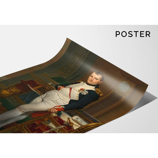 Reproduction Napoléon dans son cabinet de travail de Jacques-Louis David