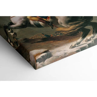 Reproduction Napoléon franchissant le Grand-Saint-Bernard de Jacques-Louis David