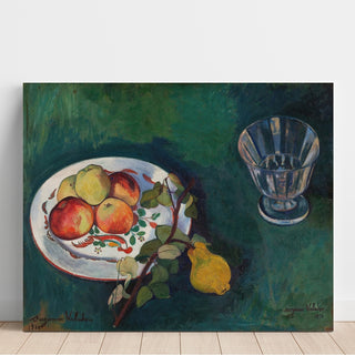 Reproduction Nature morte avec fruits et verre - Suzanne Valadon