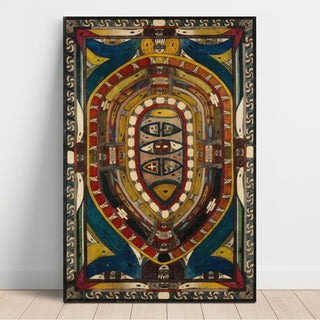 Reproduction Noga-Ei ; C'est le plus grand village du monde ; Villerville - Adolf Wölfli
