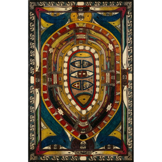 Reproduction Noga-Ei ; C'est le plus grand village du monde ; Villerville - Adolf Wölfli