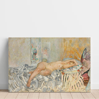 Reproduction Nu Allongé au Coussin Espagnol - Henri Lebasque
