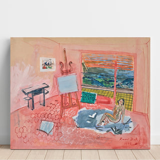 Reproduction Nu dans l'Atelier Rouge de Vence - Raoul Dufy
