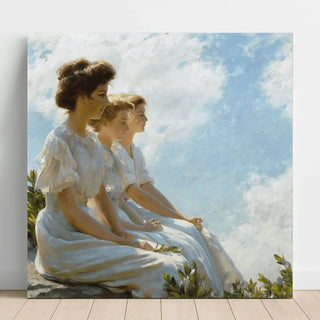 Reproduction On the Heights - Charles Courtney Curran