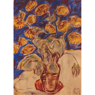 Reproduction Pantoffelblume - Christian Rohlfs