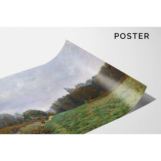 Reproduction Paysage à Louveciennes - Alfred Sisley