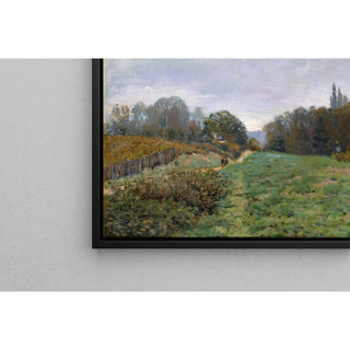 Reproduction Paysage à Louveciennes - Alfred Sisley