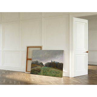 Reproduction Paysage à Louveciennes - Alfred Sisley