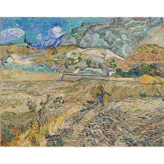 Reproduction Paysage à Saint-Rémy - Vincent van Gogh