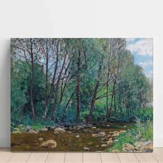 Reproduction Paysage fluvial - Alfred Zoff