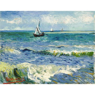 Reproduction Paysage marin près des Saintes-Maries-de-la-Mer - Vincent Van Gogh