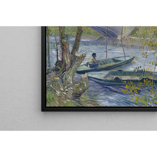 Reproduction Pêche au printemps, Pont de Clichy Asnières - Vincent van Gogh