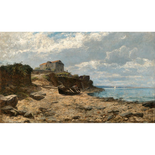 Reproduction Pêcheurs sur le rivage de Valascu - Alfred Zoff