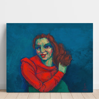 Reproduction Portrait féminin - Karl Wiener