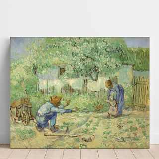 Reproduction Premiers pas, après le millet - Vincent van Gogh