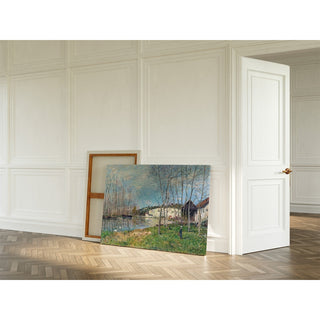 Reproduction Printemps au Bord du Loing - Alfred Sisley
