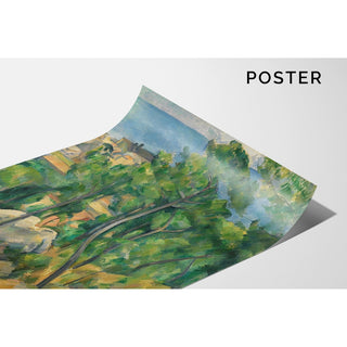 Reproduction Rochers, pins et mer à l'Estaque - Paul Cézanne