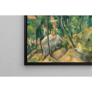 Reproduction Rochers, pins et mer à l'Estaque - Paul Cézanne