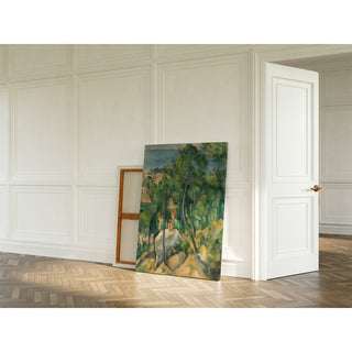 Reproduction Rochers, pins et mer à l'Estaque - Paul Cézanne