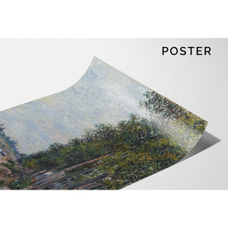 Reproduction Route le long de la Seine à Saint-Mammès - Alfred Sisley