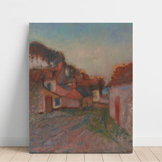 Reproduction Rue de Village - Edgar Degas