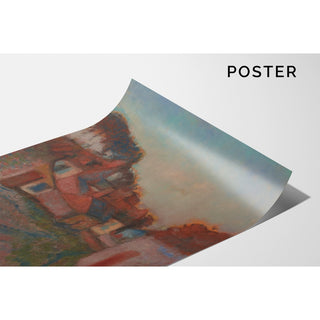 Reproduction Rue de Village - Edgar Degas