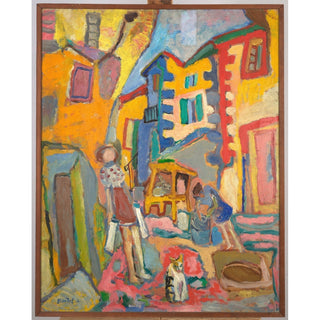 Reproduction Ruelle de village - Sasza Blonder