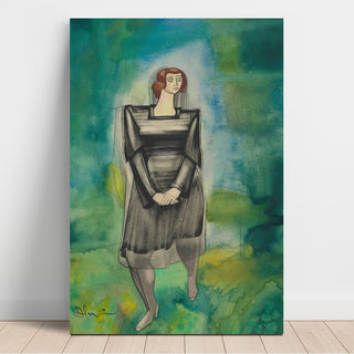 Reproduction Sans titre Figure féminine - Karl Wiener