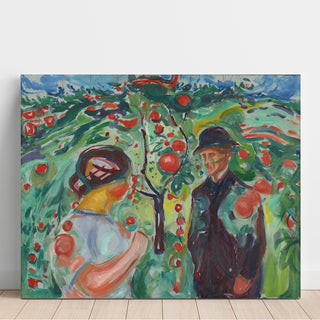 Reproduction Sous les pommes rouges - Edvard Munch