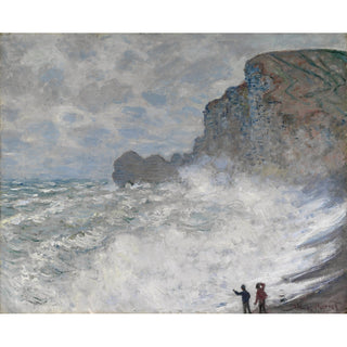 Reproduction Temps violent à Étretat - Claude Monet